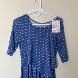 Latched Mama Front Knot Maxi nursing/maternity dress (small) NWT